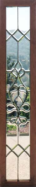 AE359 Arts and Crafts Beveled Glass Window