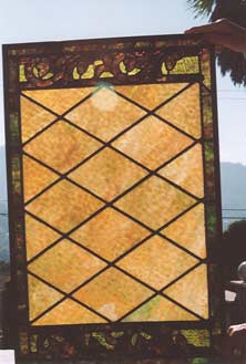 Original Photo of AE332 Antique American Arts and Crafts Stained Glass Window
