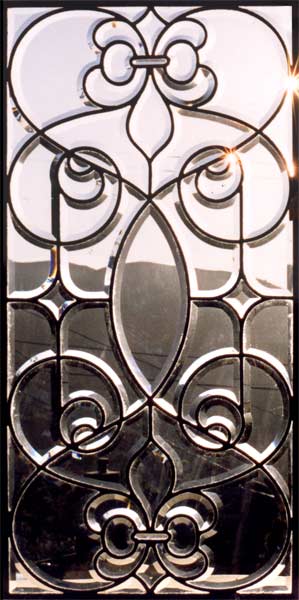 Victorian Beveled Glass Window AE249