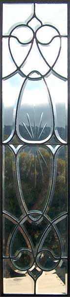 Victorian Beveled Glass Window AE377