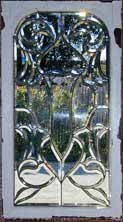 AE382 Victorian Beveled Glass Window