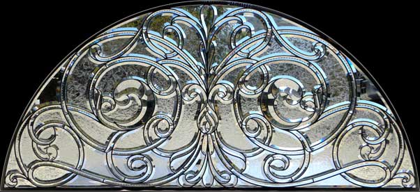 Detail of AE554 Victorian Beveled Glass