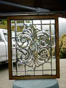 Original photo of AE557 Victorian-styled beveled glass window