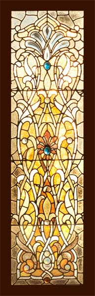 AE30 Victorian / Art Nouveau Transitional Stained Glass