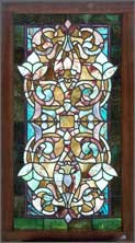 AE121 Victorian Stained Glass Window