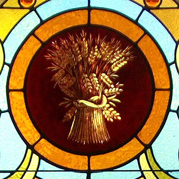 Detail of AE342 Victorian Stained Glass Window