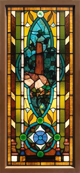 AE351 Vintage Victorian Stained Glass
