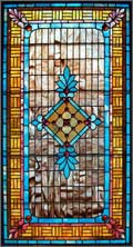 AE367 Victorian Stained Glass Window