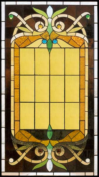 AE368 Victorian Stained Glass Window
