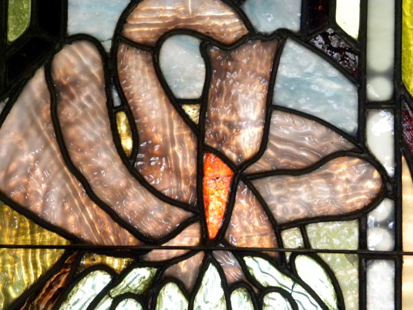 Detail of AE408 Victorian Stained Glass Window