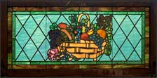 AE457 Antique American Victorian Stained Glass Window