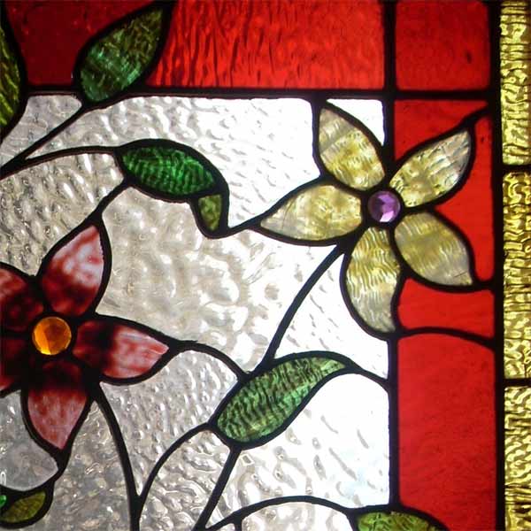 Detail of AE539 Victorian Stained Glass
