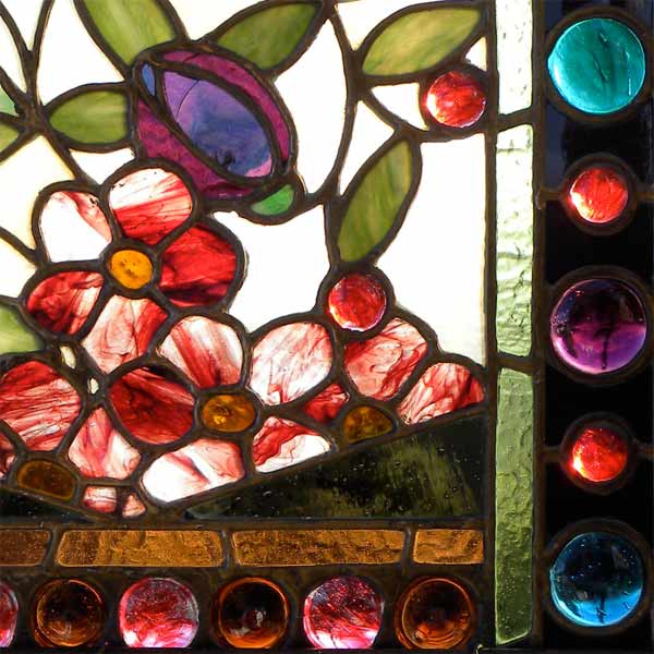 Detail of AE545 Victorian Stained Glass
