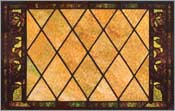 AE332 American Arts & Crafts Stained Glass Window