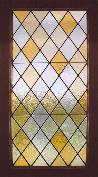 AE349 American Arts & Crafts Stained Glass Window