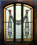 AE452 Arts & Crafts Stained Glass Window