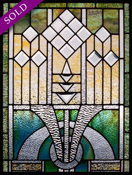 One of Two Matching Arts & Crafts Windows AE264