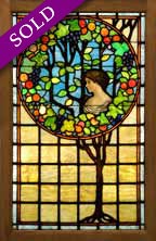 AE520 Art Nouveau Specialty Glass Window