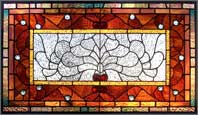 Art Nouveau Stained Glass AE329