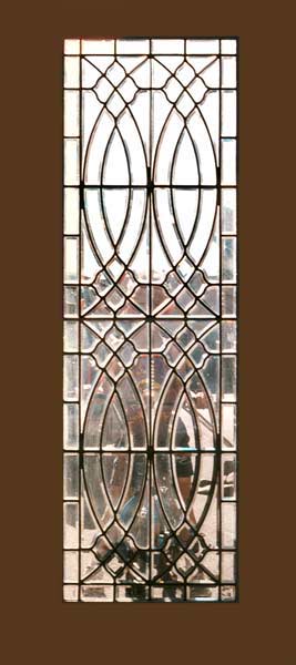 AE162 Victorian Beveled Glass Door