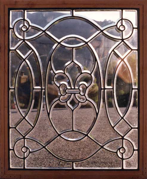 Victorian beveled glass AE247