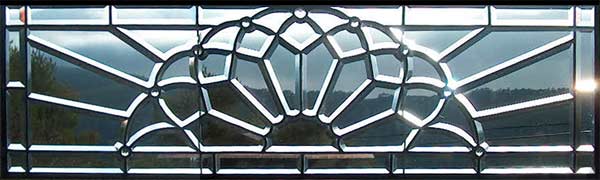 Victorian Beveled Glass Window AE378