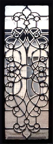 AE51 Victorian beveled glass window