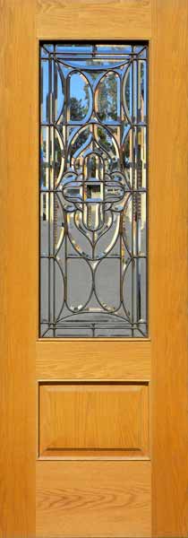 Vintage Victorian Beveled Glass Door Set AE533