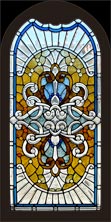 AE573 Victorian Combination Glass Window