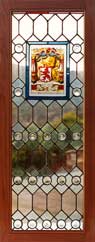AE258 Specialty Victorian Glass Window