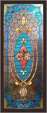 AE150 Victorian Stained Glass Window