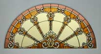 AE368 Stained Glass Victorian Window