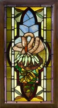 AE408 American Antique Stained Glass Window