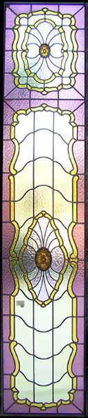 Vintage Victorian Stained Glass Window AE423