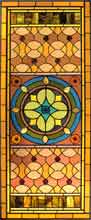 AE494 American Antique Stained Glass Window