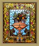 AE507 Victorian Stained Glass Window