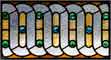AE512 Victorian Stained Glass Window