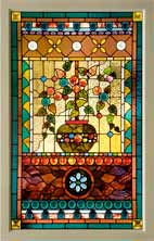 AE517 American Antique Stained Glass Window