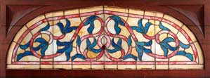 AE81 Victorian Stained Glass Window