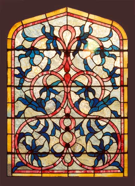 AE85 Victorian Stained Glass Window