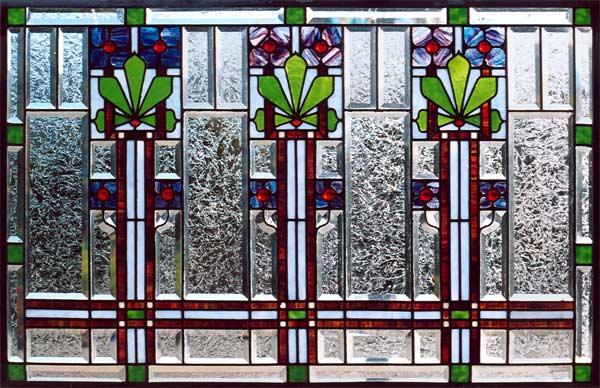 Art Deco Combination Glass Window